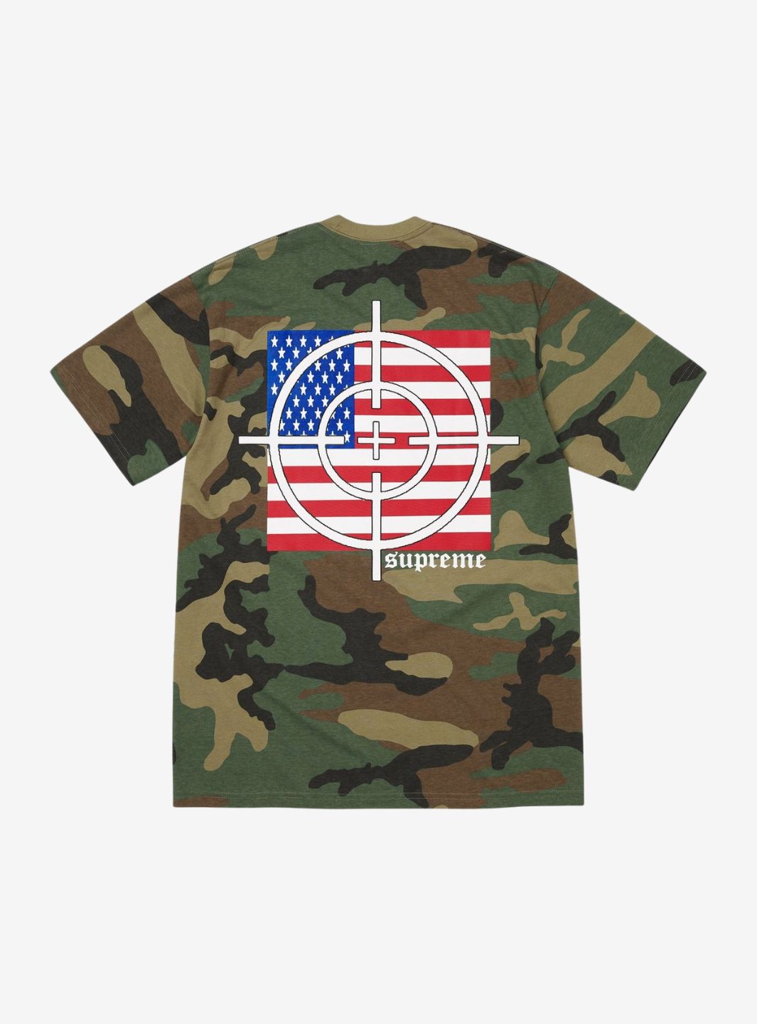 Supreme Target T-Shirt Woodland Camo