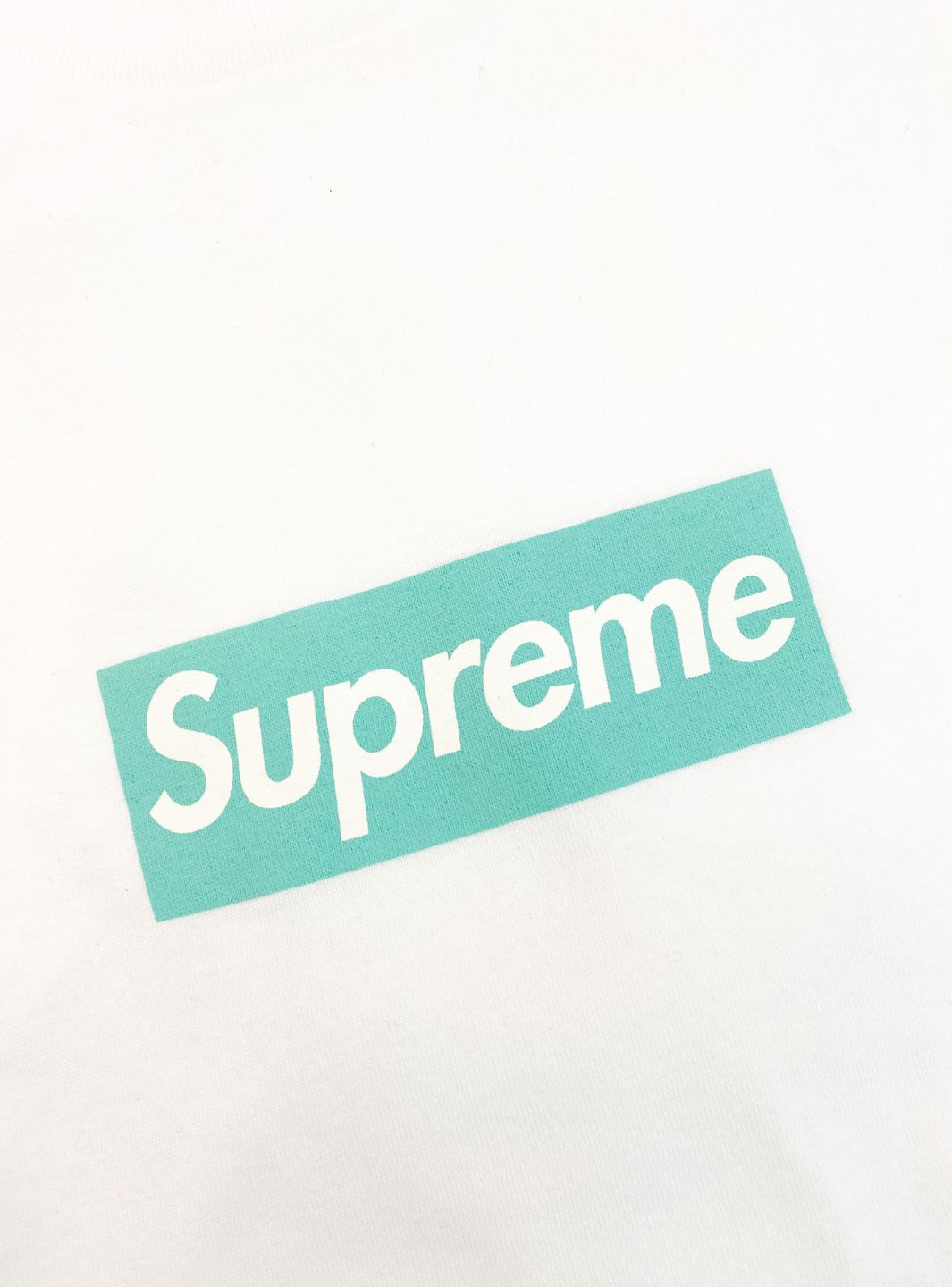 Supreme Tiffany & Co. Box Logo T-Shirt White