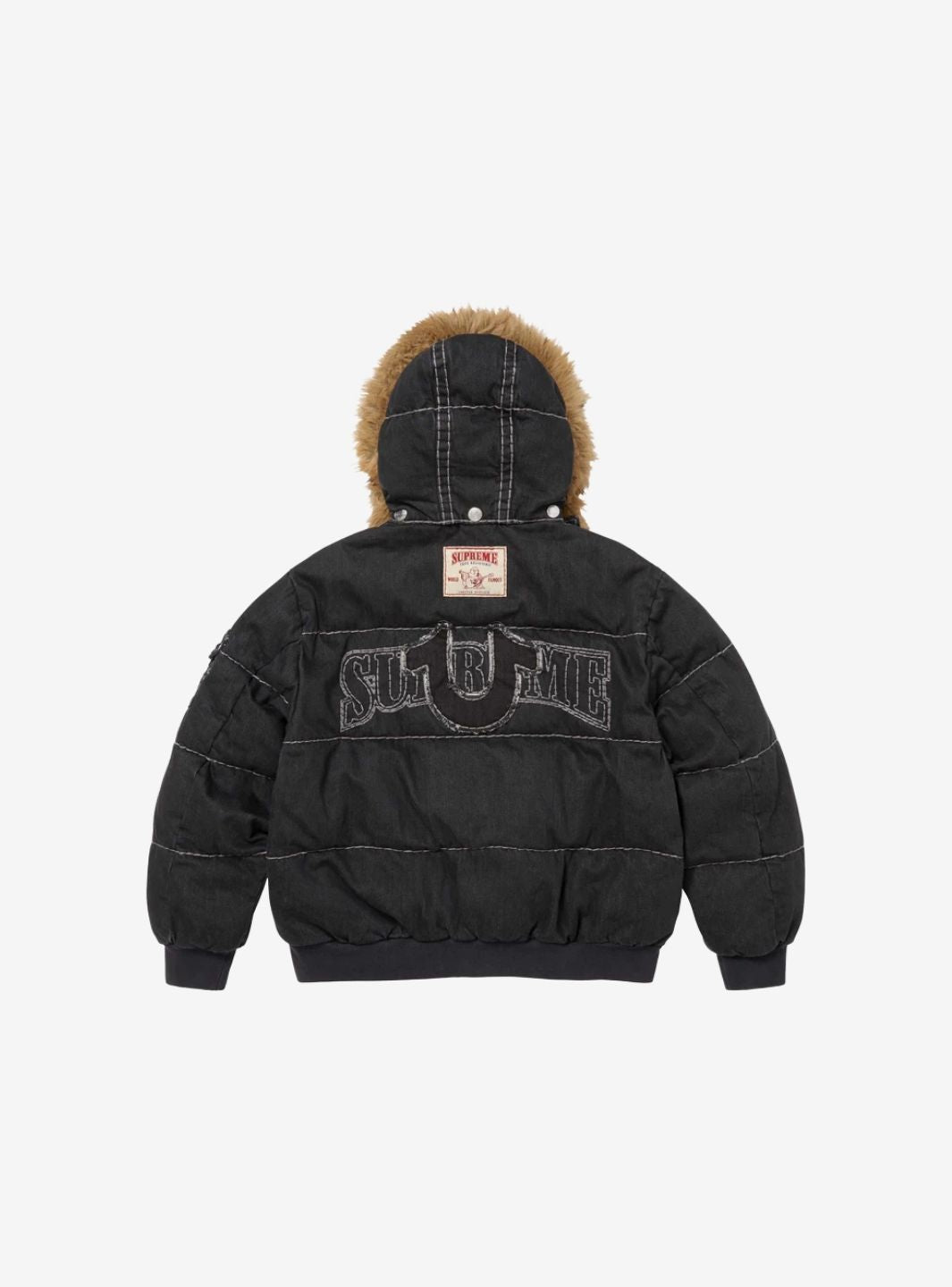 Supreme True Religion Puffer Jacket Black