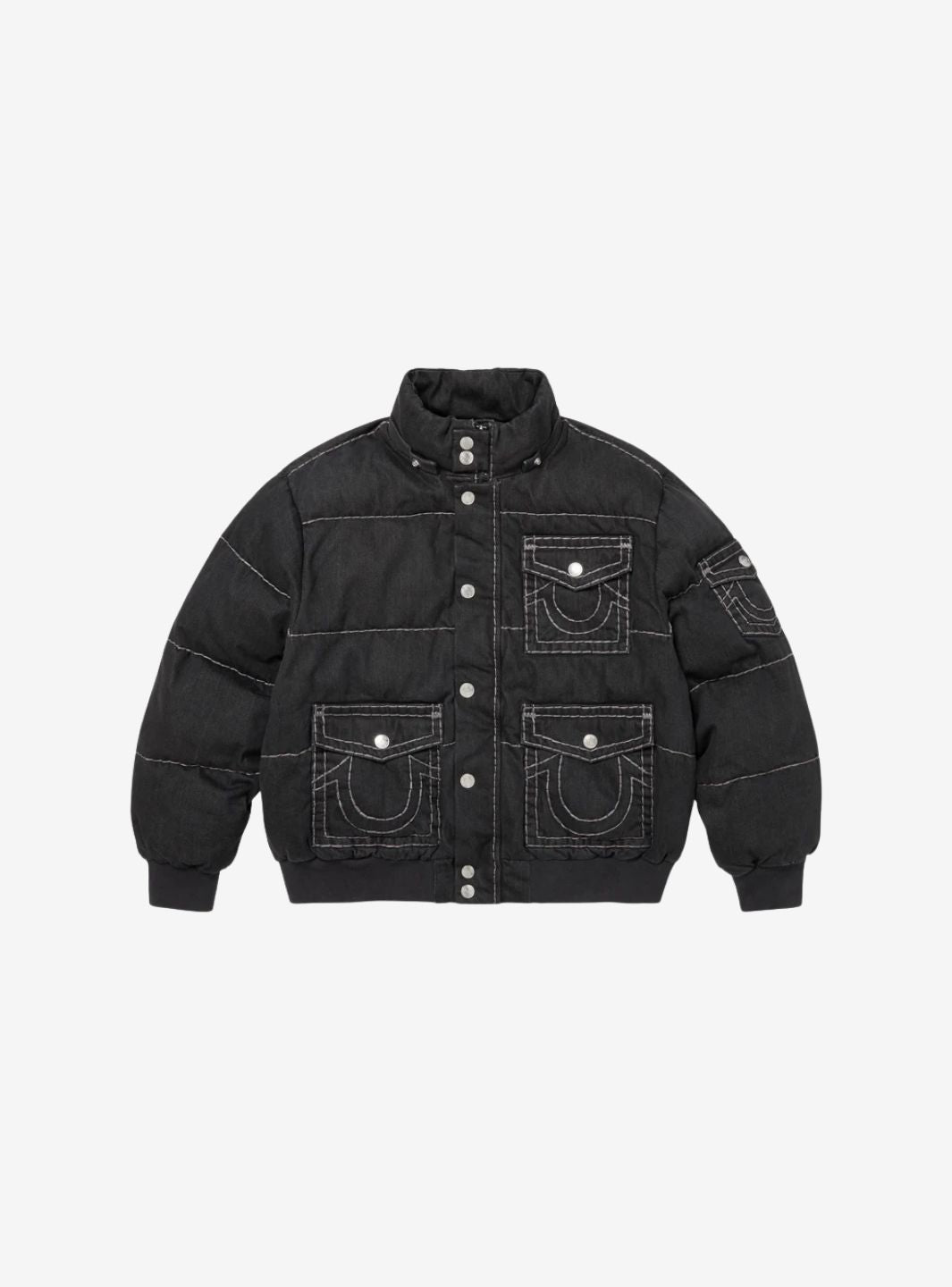 Supreme True Religion Puffer Jacket Black