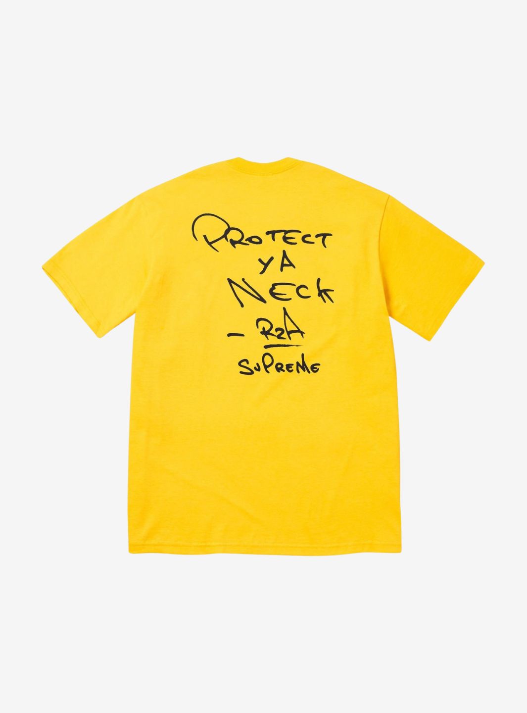 Supreme Wu-Tang Clan RZA T-Shirt Yellow