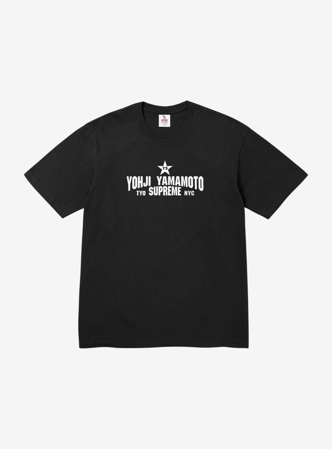 Supreme Y's by Yohji Yamamoto Star T-Shirt Black