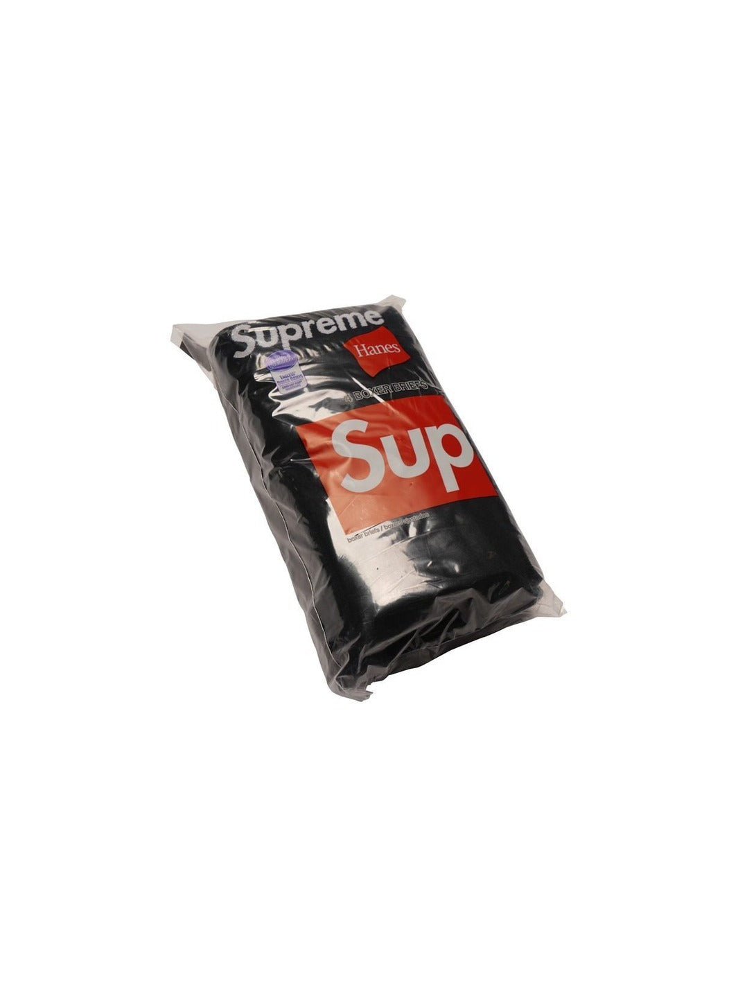 Supreme Hanes Boxer Briefs (4 Pack) Black