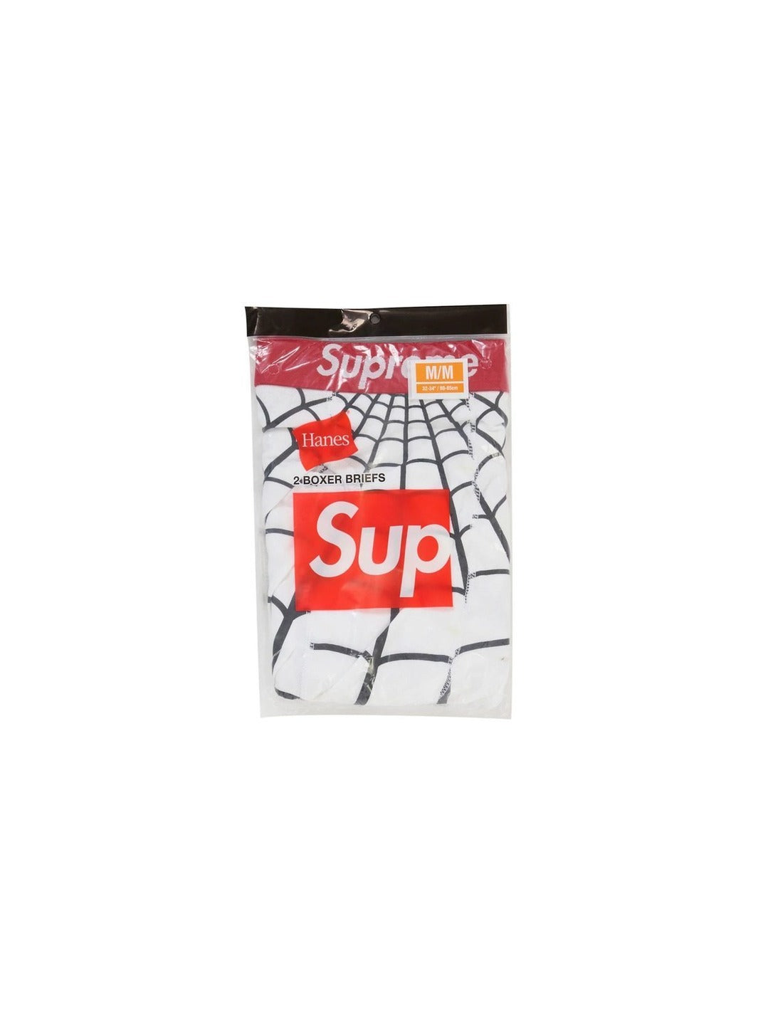 Supreme Hanes Spider-Man Boxer Briefs (2 Pack) White