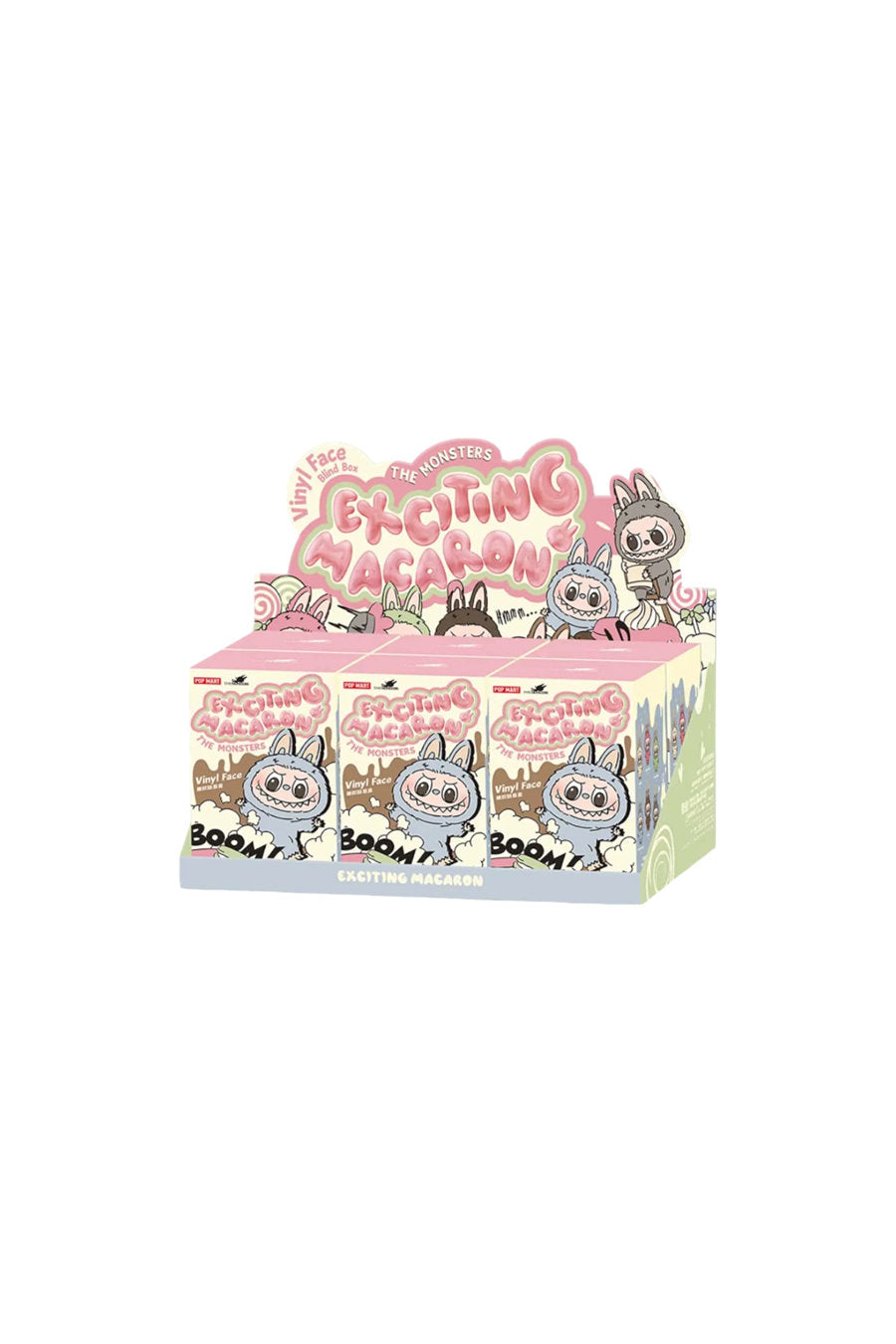Pop Mart Labubu The Monsters Exciting Macaron Vinyl Face