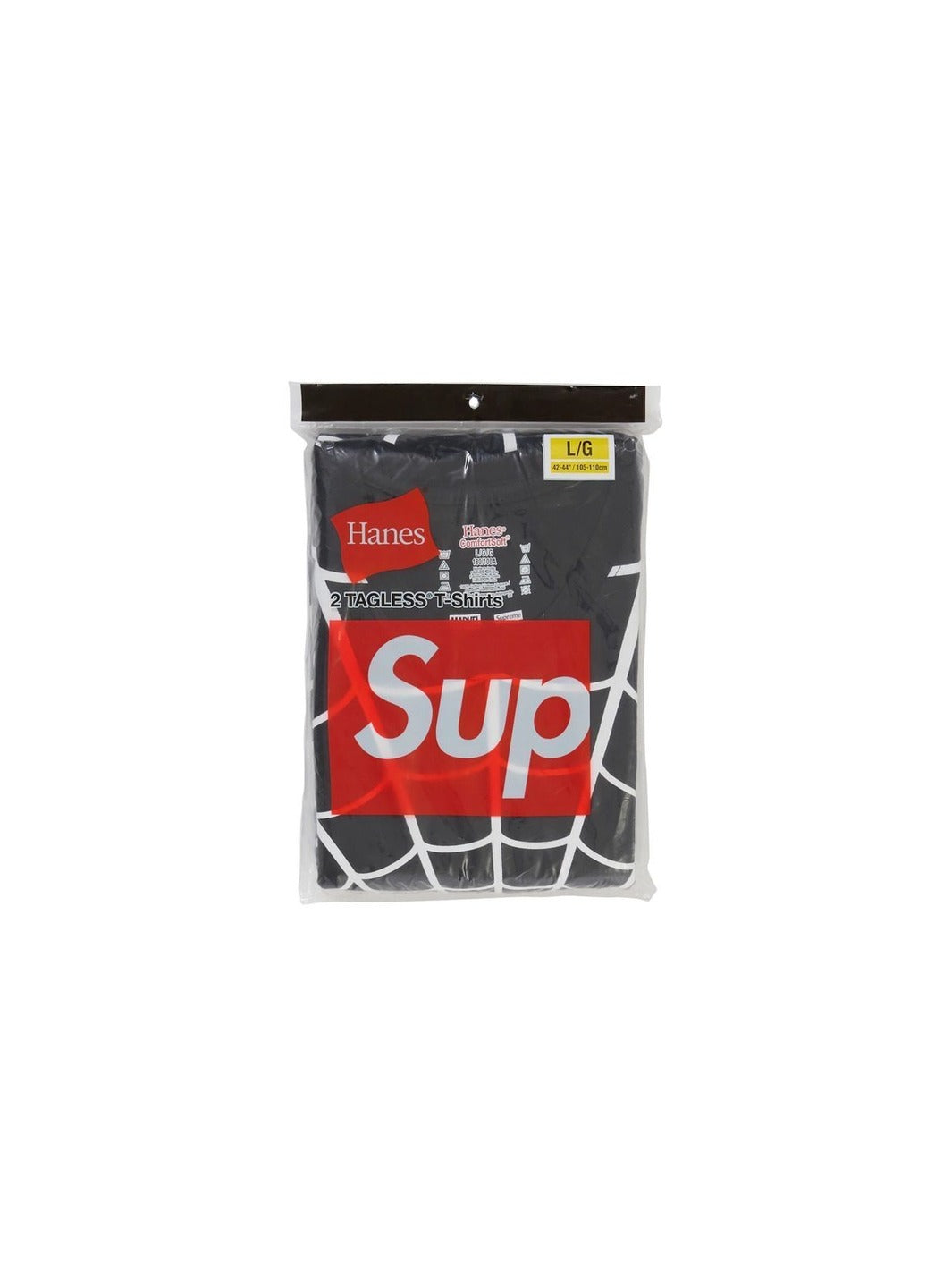 Supreme Hanes Spider-Man Tagless Tees (2 Pack) Black