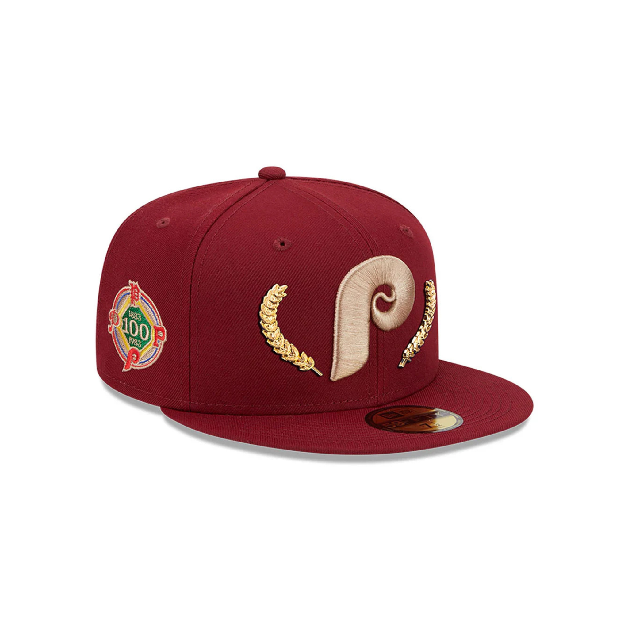 Cappello MLB Philadelphia Phillies Gold Leaf