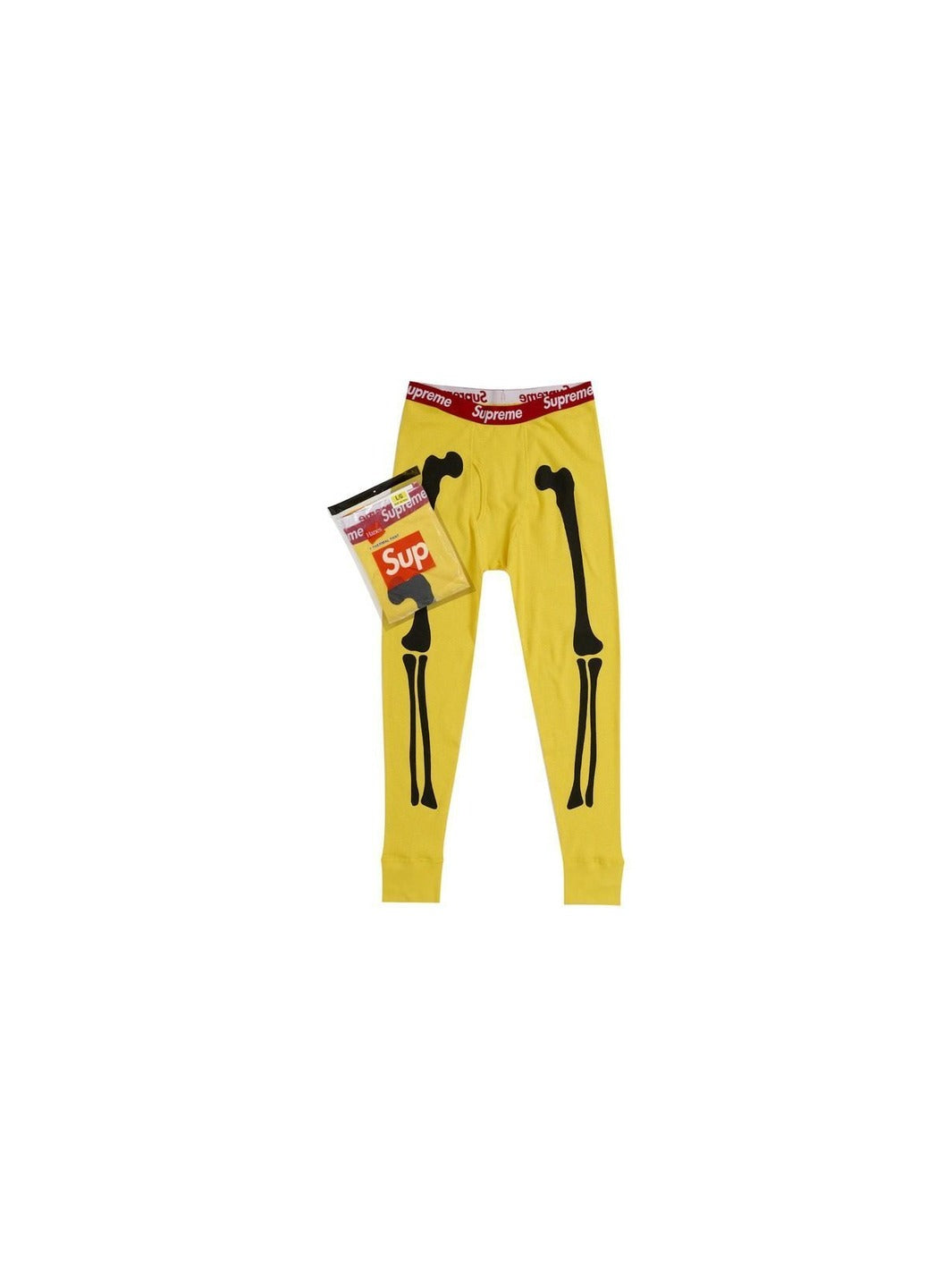 Supreme Hanes Bones Thermal Pant FW25 (1 Pack) Yellow
