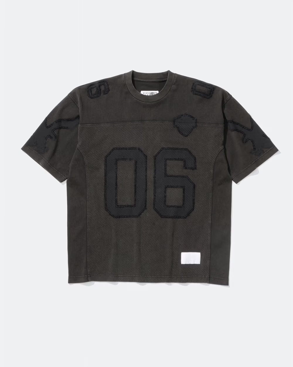 Supreme MM6 Maison Margiela Cotton Football Jersey Black