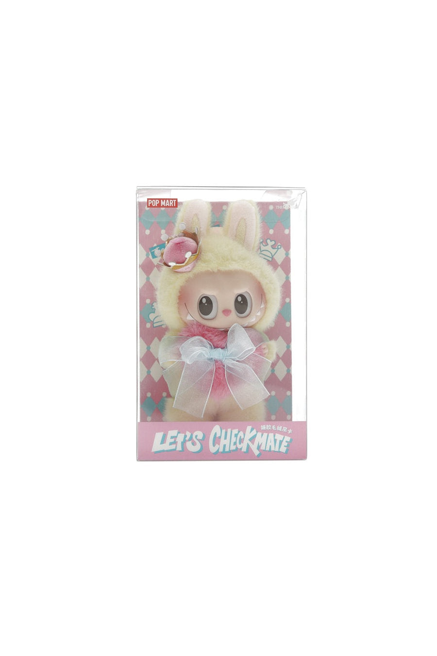 Pop Mart Labubu The Monsters Let's Checkmate Series Vinyl Plush Hanging Card