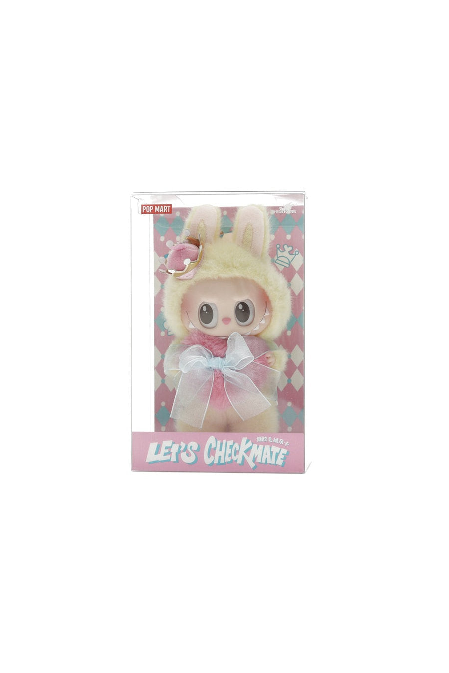 Pop Mart Labubu The Monsters Let's Checkmate Series Vinyl Plush Hanging Card