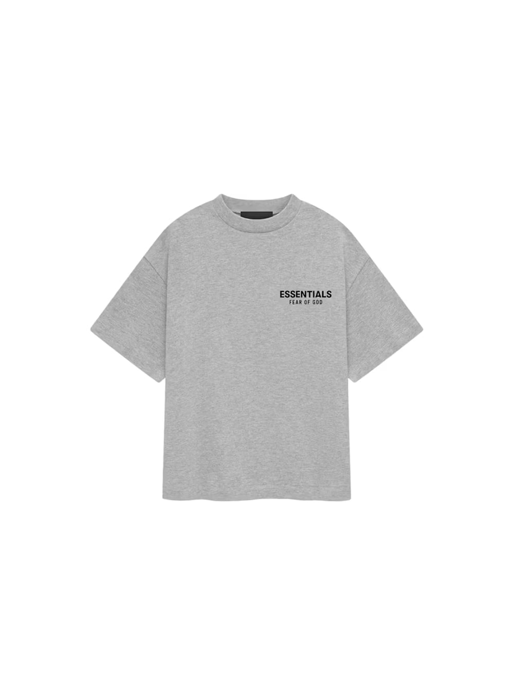 Fear of God Essentials Kids Jersey Crewneck Tee Light Heather Gray