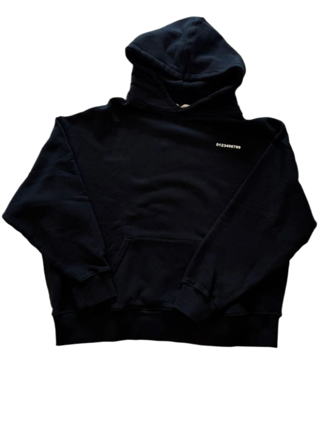 Hoodie numeri Black