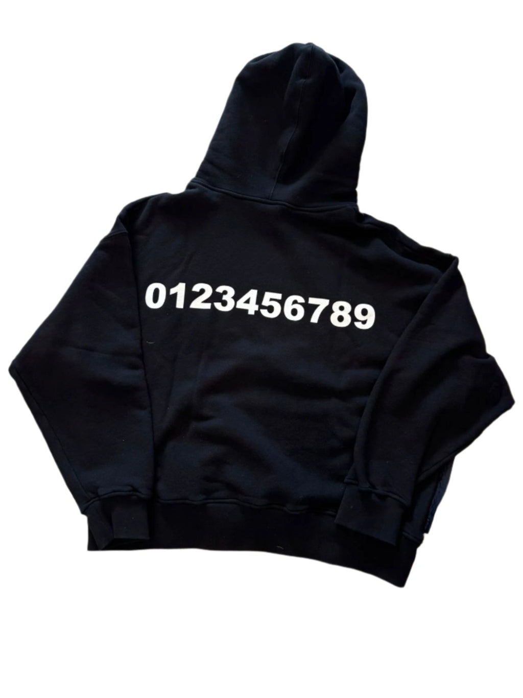 Hoodie numeri Black