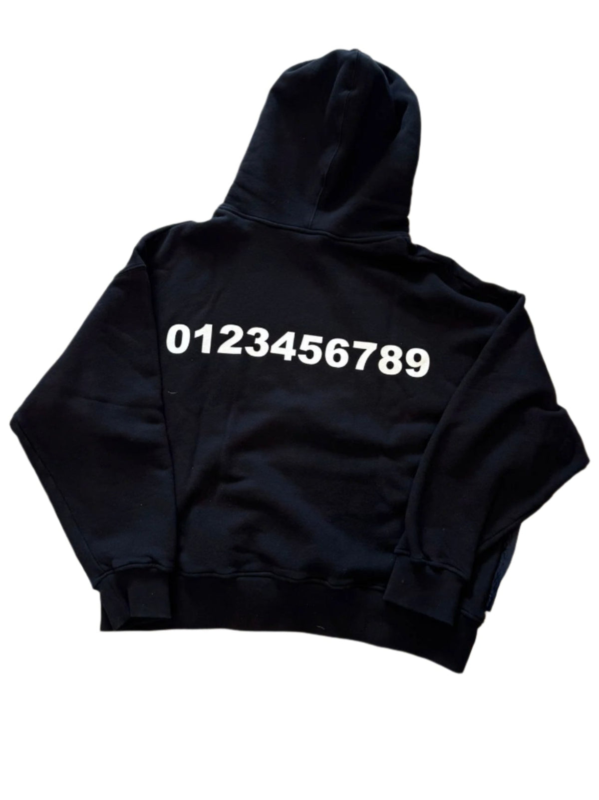 Hoodie numeri Black