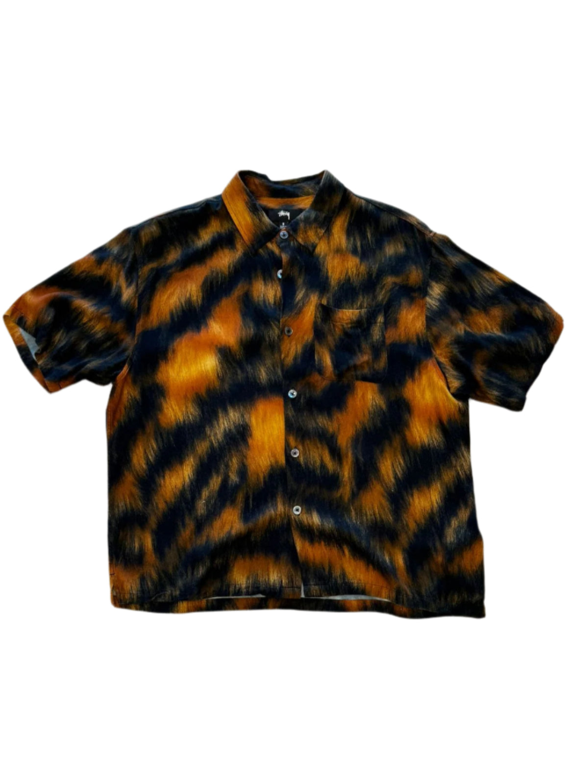 stussy tiger shirt - Used