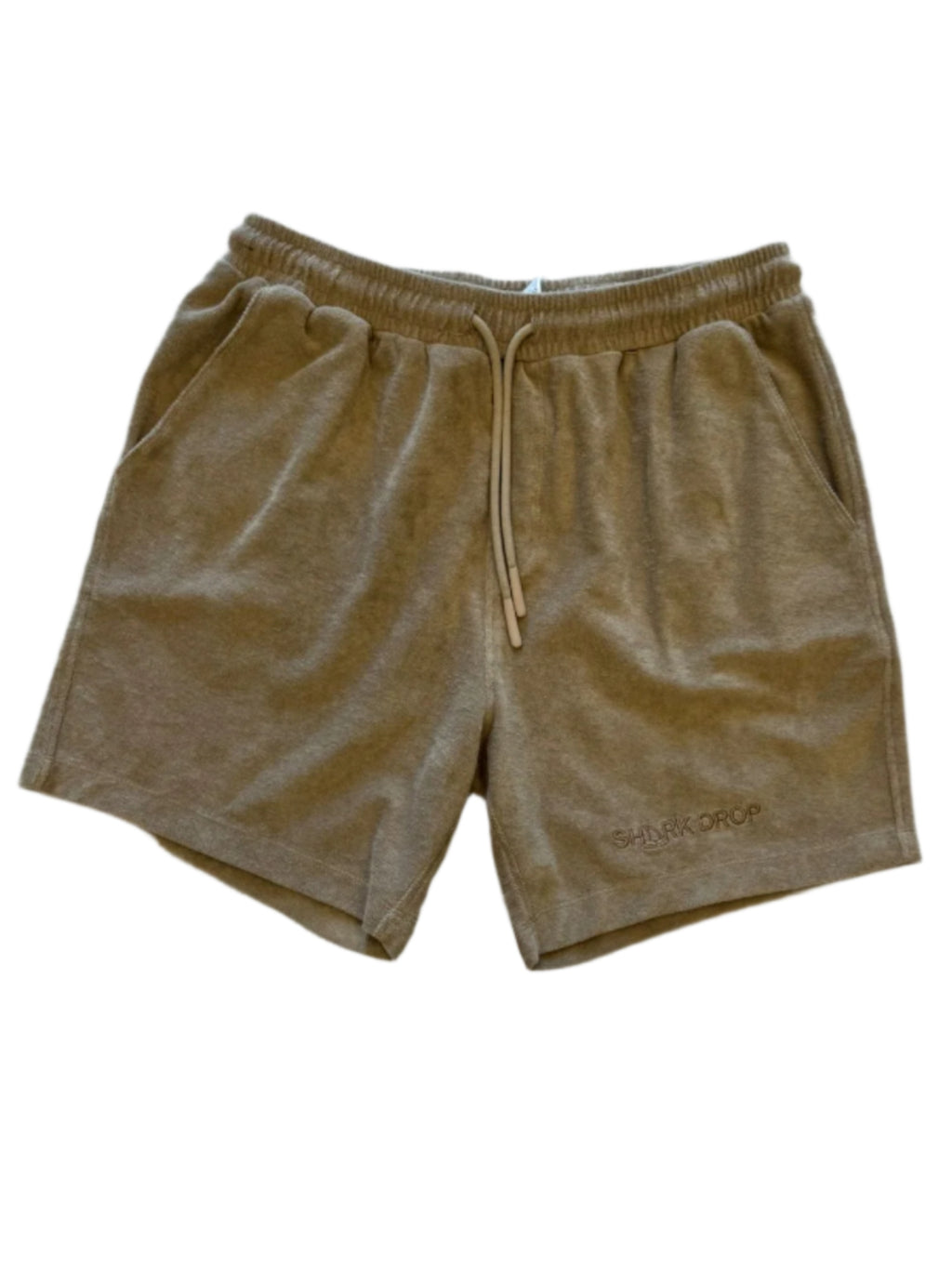 Shorts sharkdrop camel brown