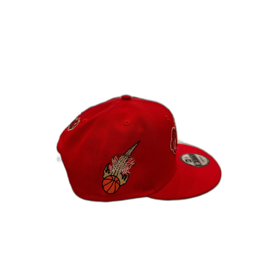 59 FIFTY off white x chicago bulls new era cap red
