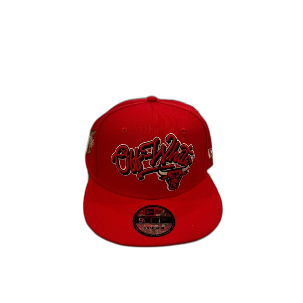 59 FIFTY off white x chicago bulls new era cap red