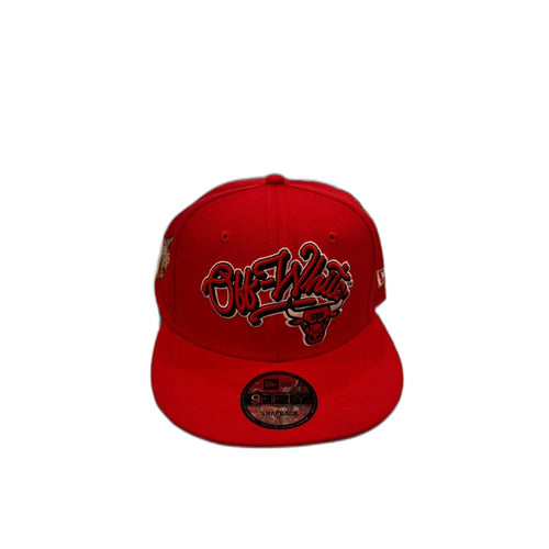 59 FIFTY off white x chicago bulls new era cap red
