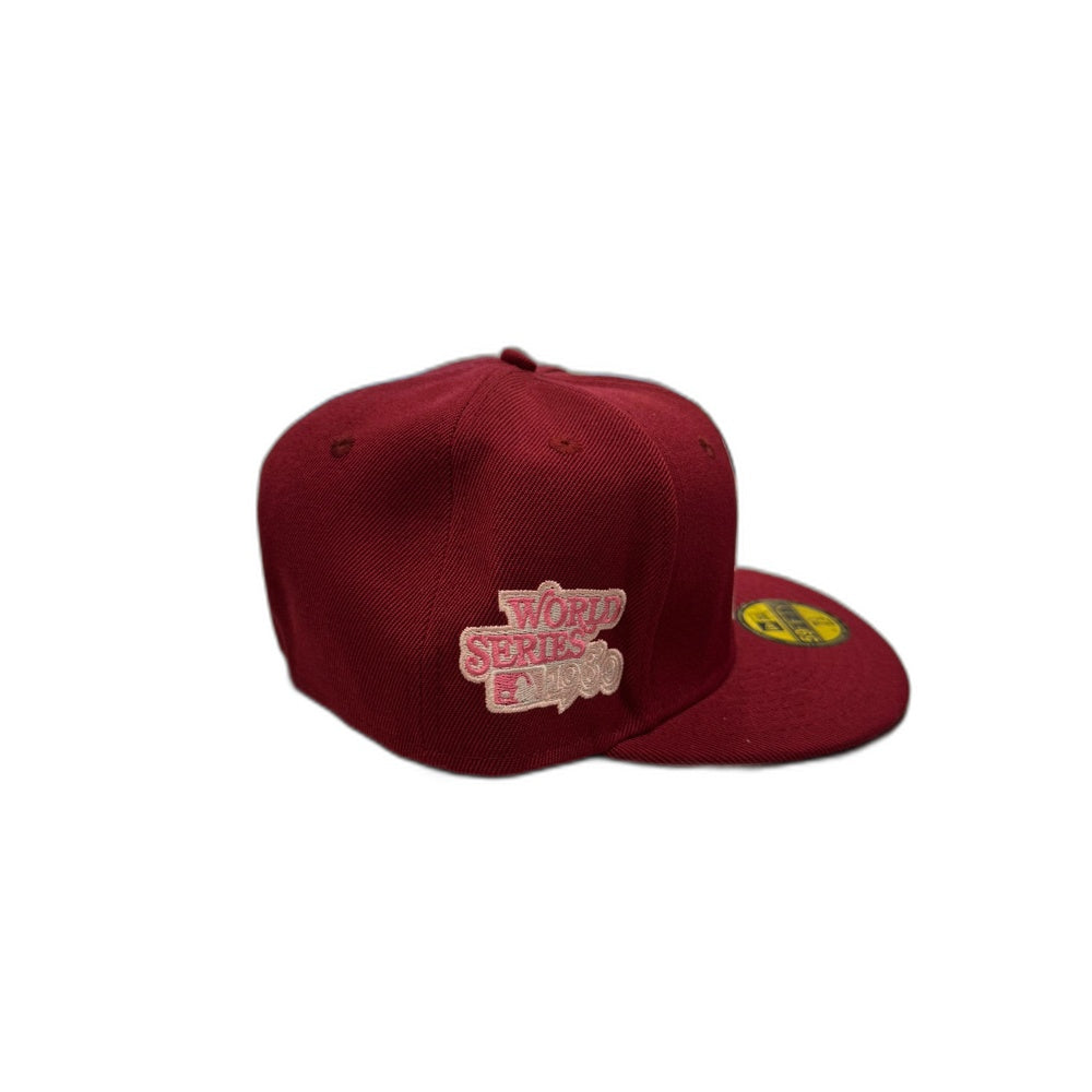 59FIFTY new era phillies world series flowers bordeaux