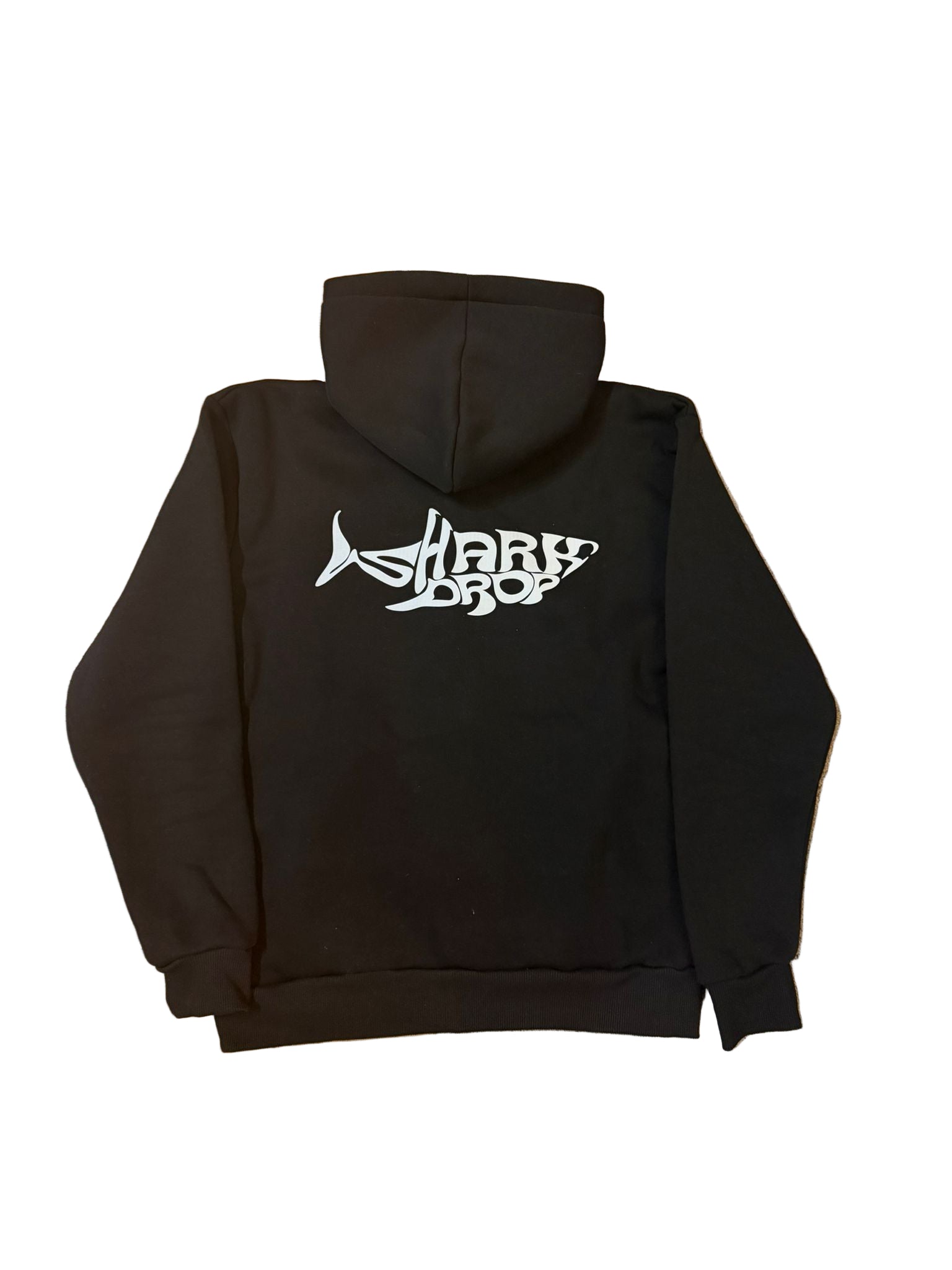 Sharkdrop Zip Hoodie Black