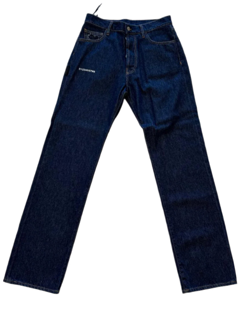 J3 Baggy Jeans Numeri Deep Blue