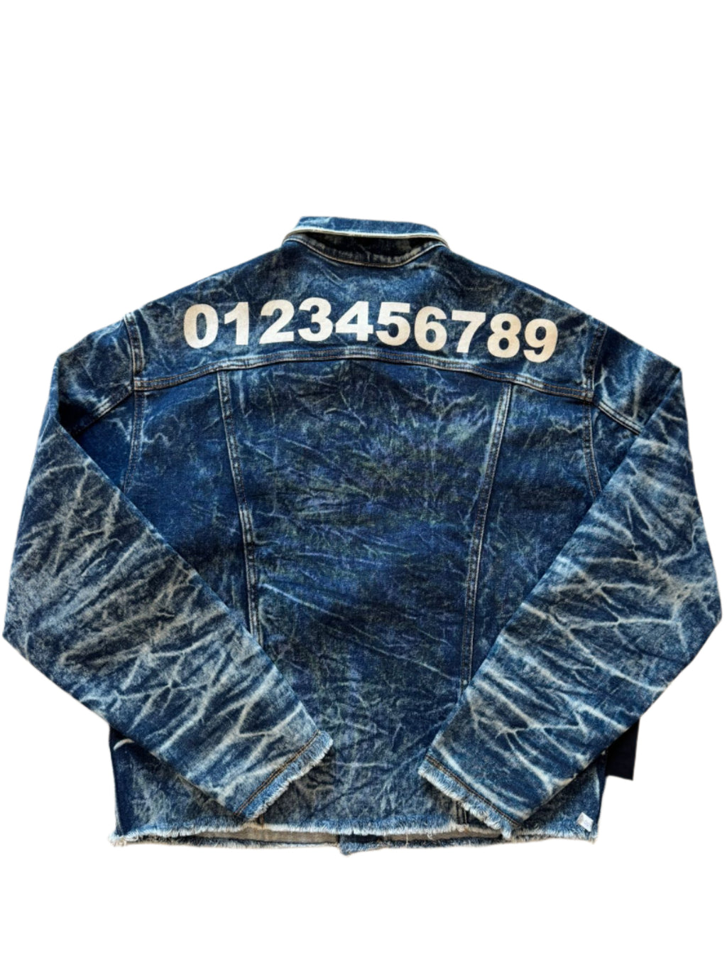 Giacca JJ2 Numeri Blu Lavato (D522)