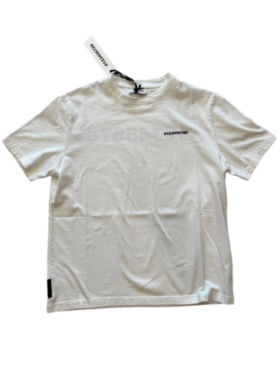 T-shirt Numeri Normal fit White