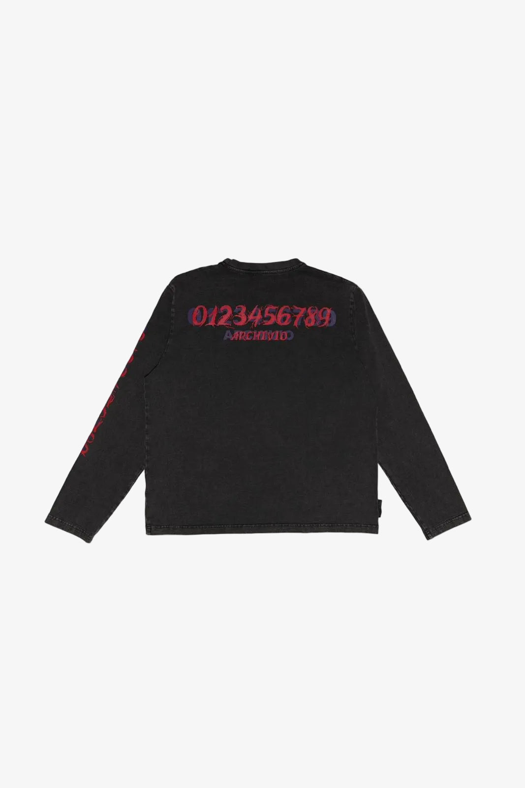 Longsleeve Numeri Archivio Black/Red