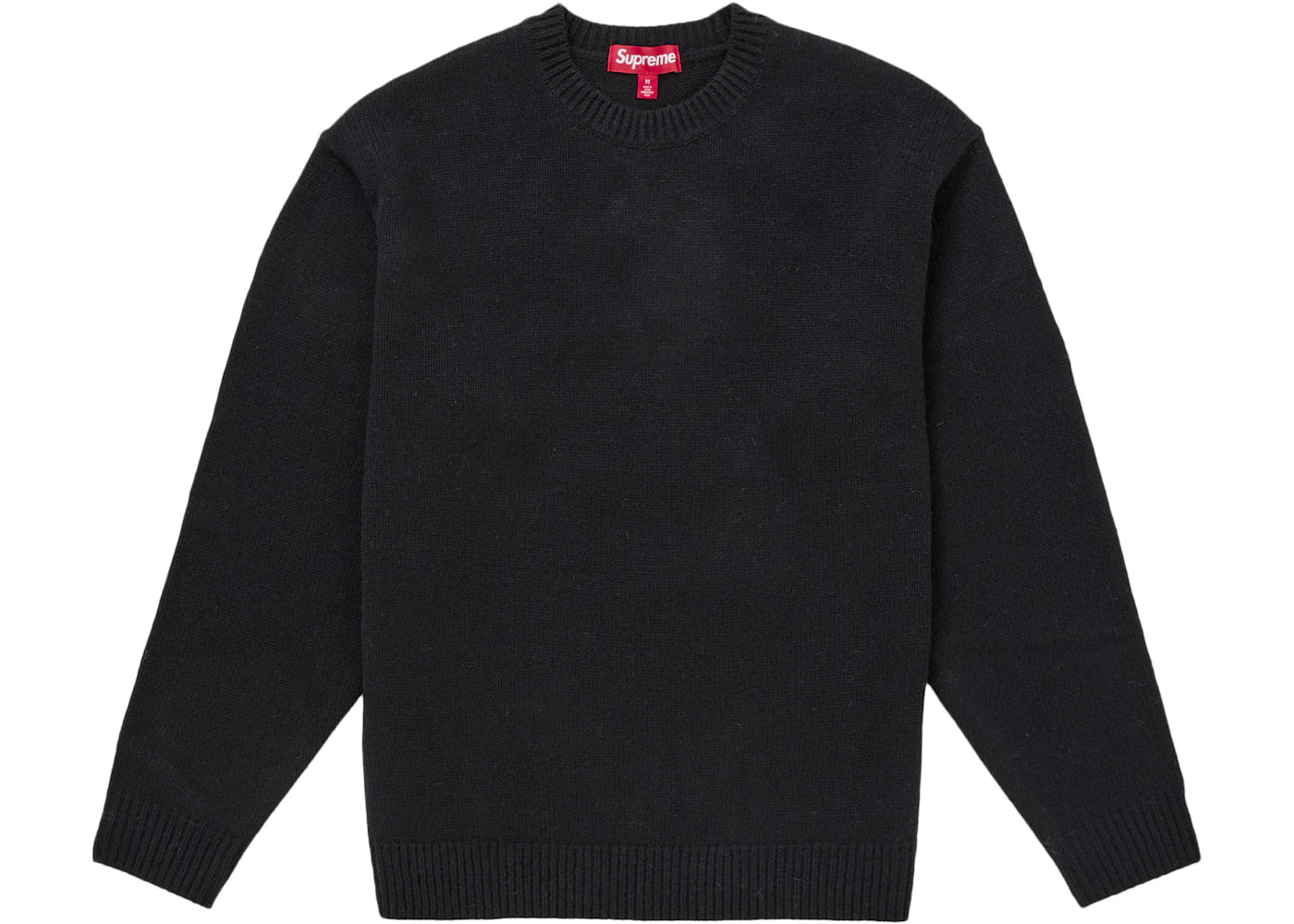 Maglione Supreme Angora Script Nero
