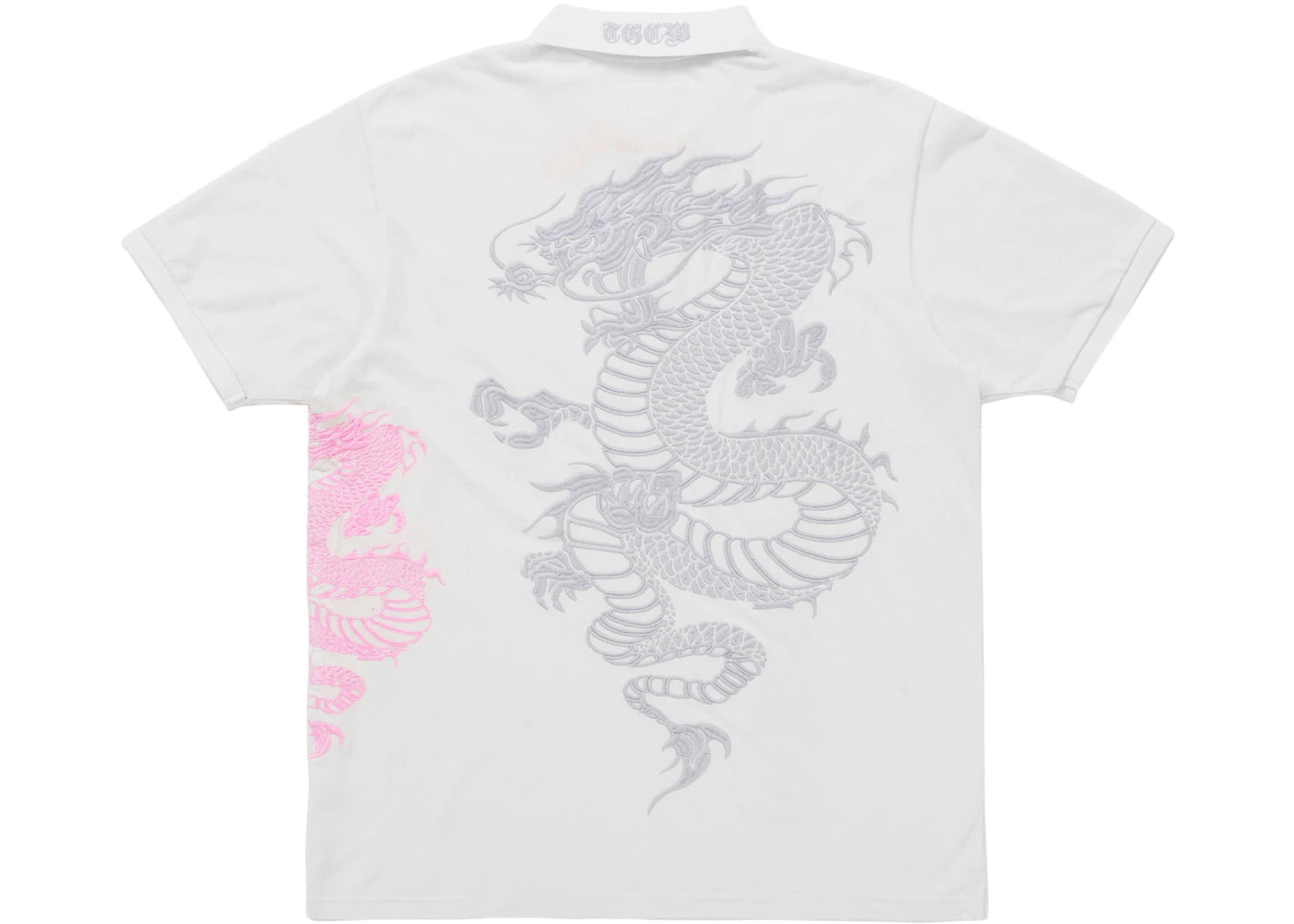 Supreme The Great China Wall Dragon Polo White