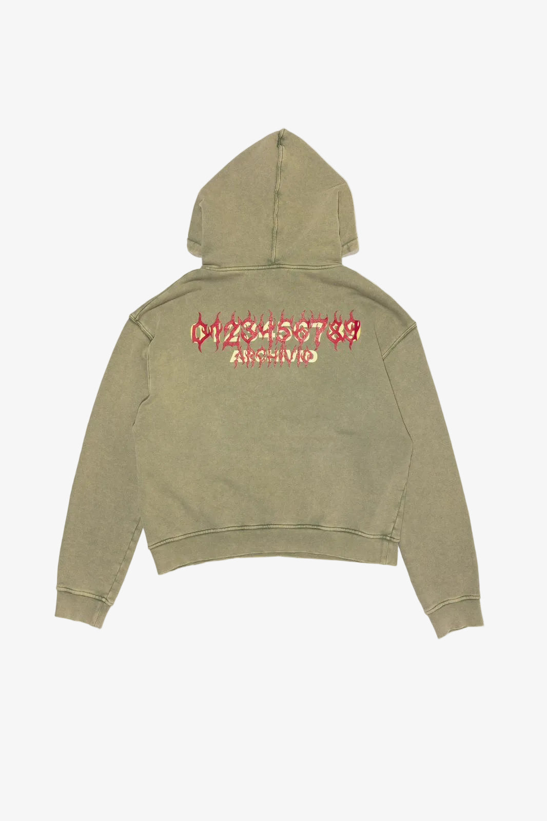 Hoodie Numeri Archivio Green