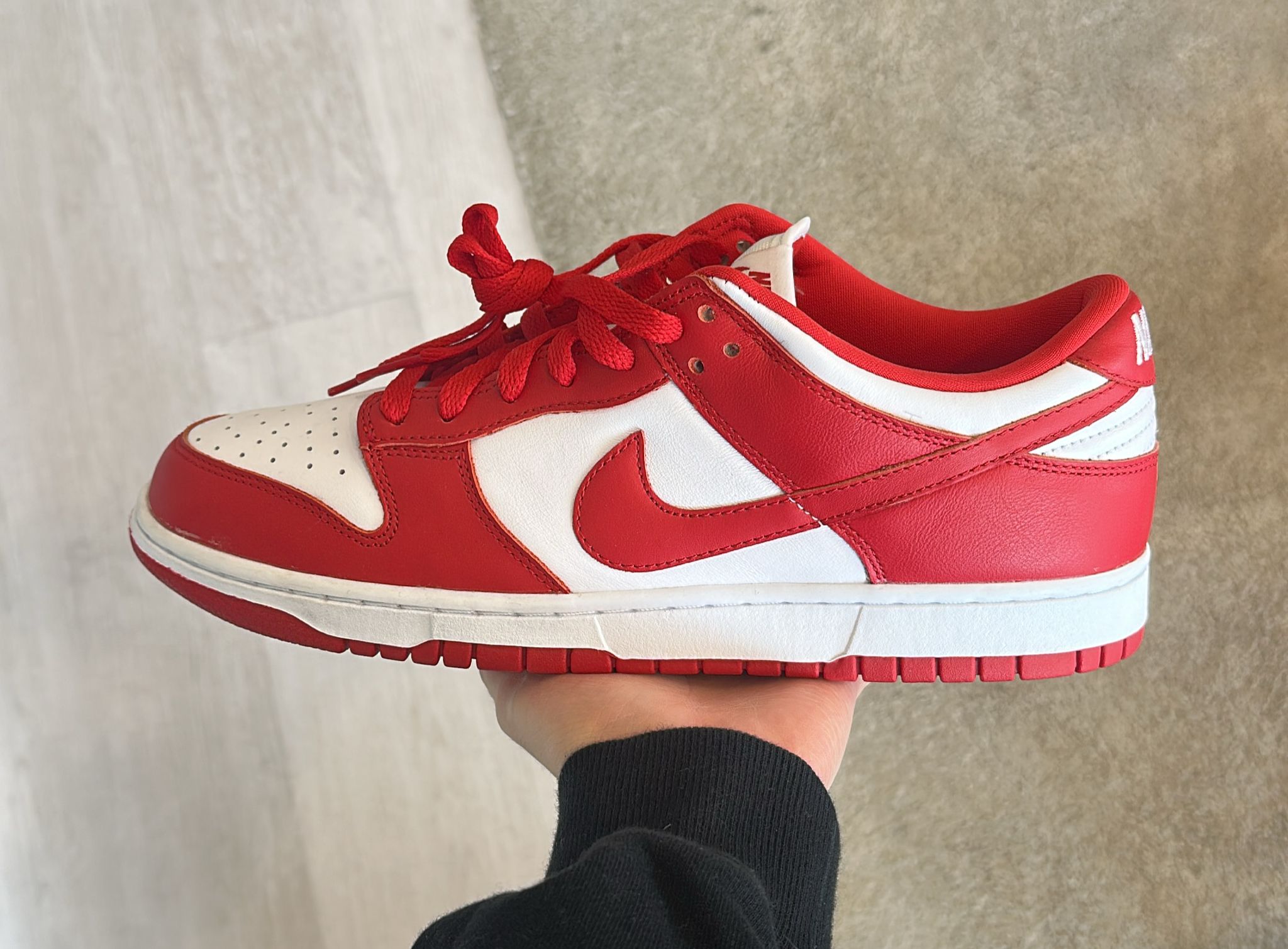 Nike Dunk low university red