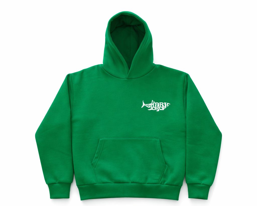 SharkDrop Hoodie Green