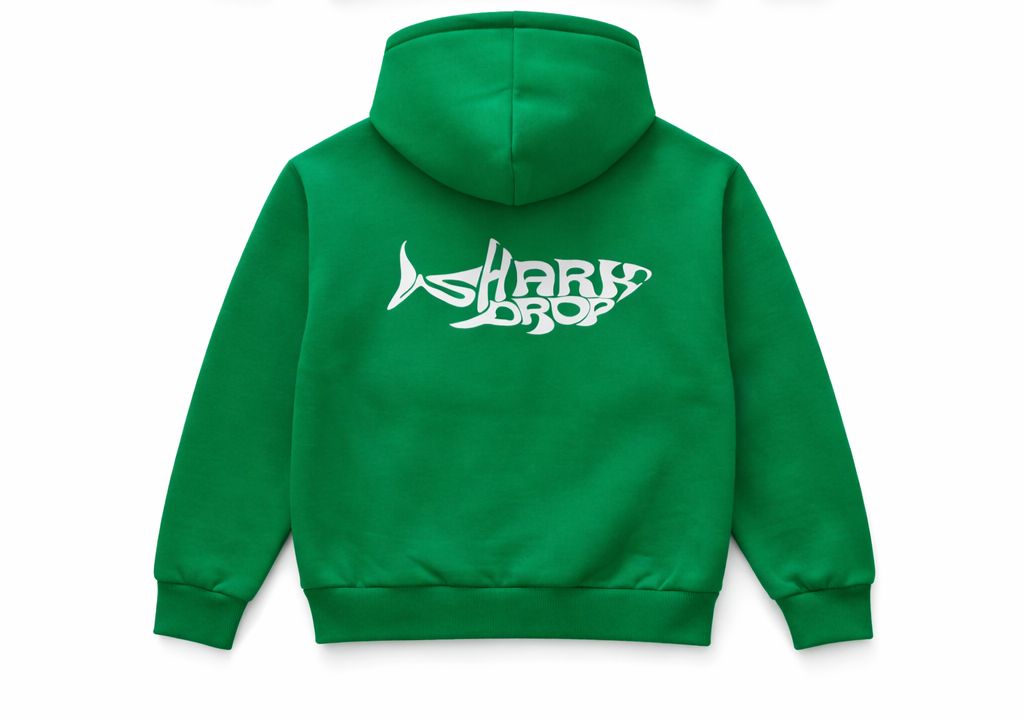 SharkDrop Hoodie Green