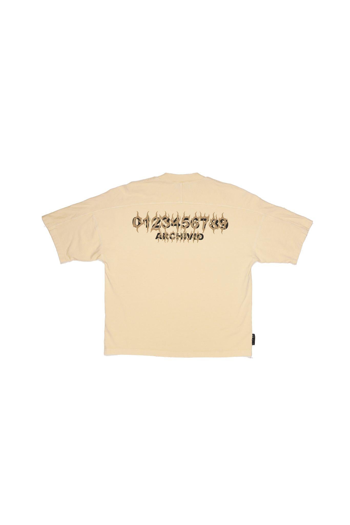 Tee Numeri Archivio Beige Over