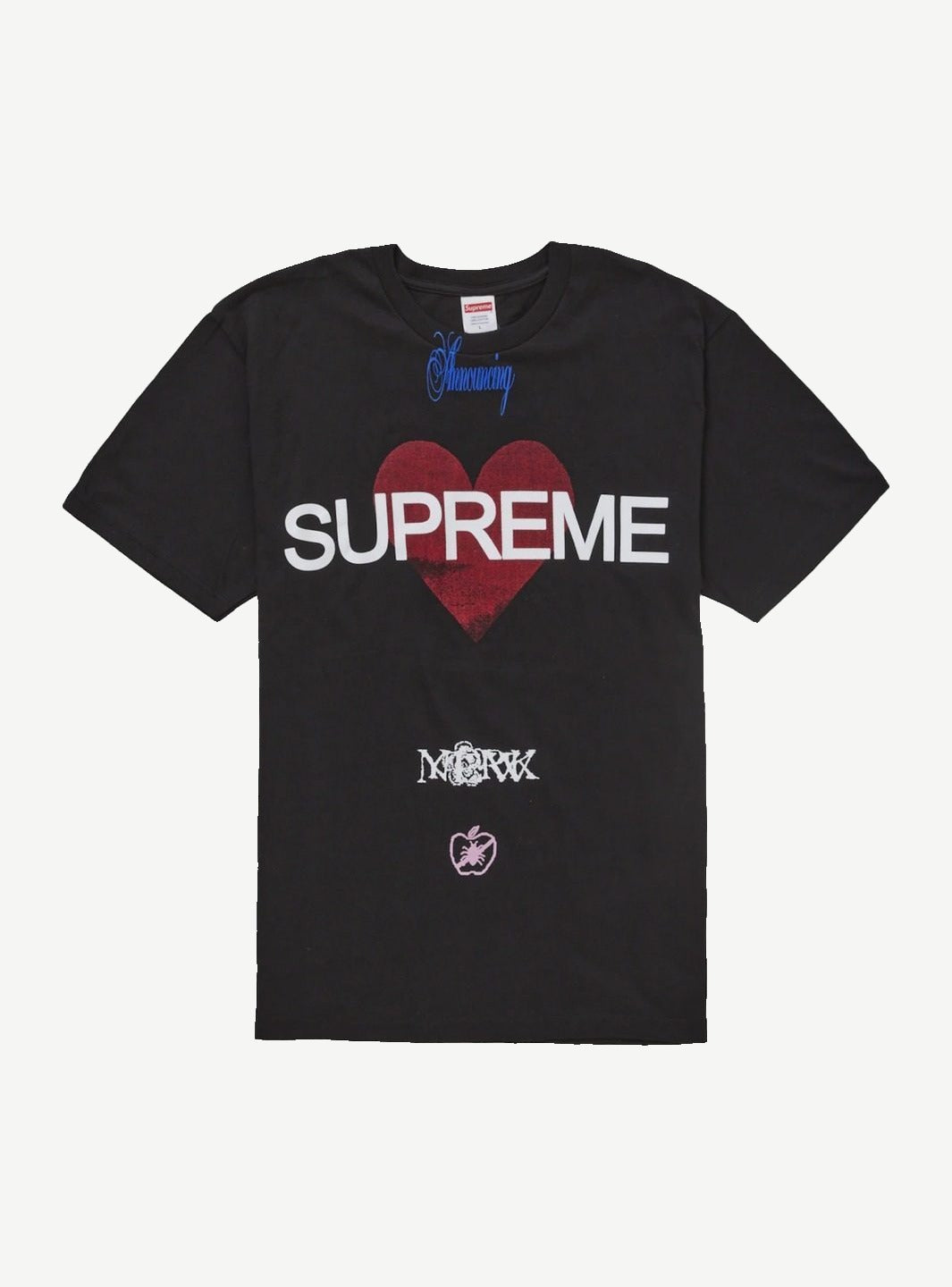 Supreme Announcing Tee Black