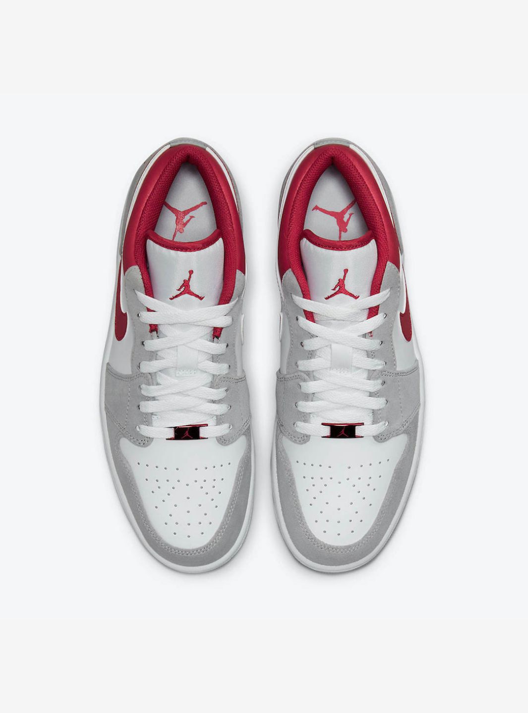 Air Jordan 1 Low SE Light Smoke Grey Gym Red