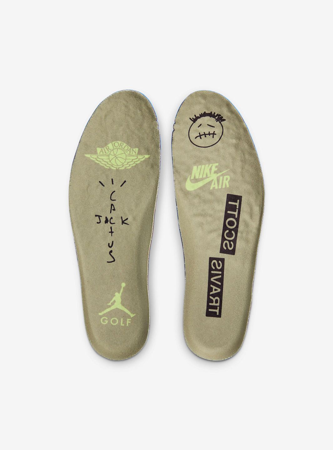 Air Jordan 1 Retro Low Golf Travis Scott Neutral Olive