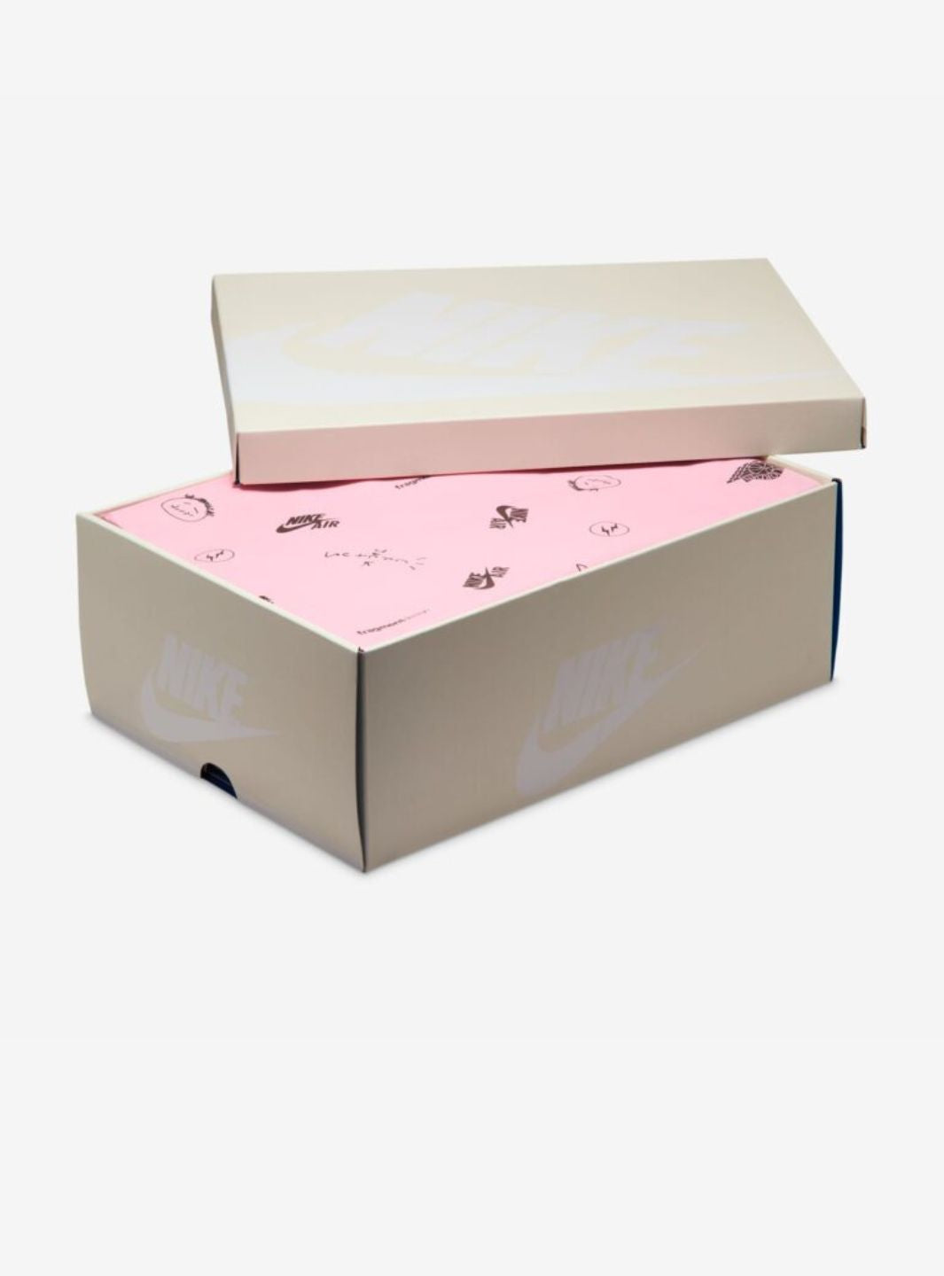 Air Jordan 1 Retro Low OG SP Fragment x Travis Scott Sail Military Blue