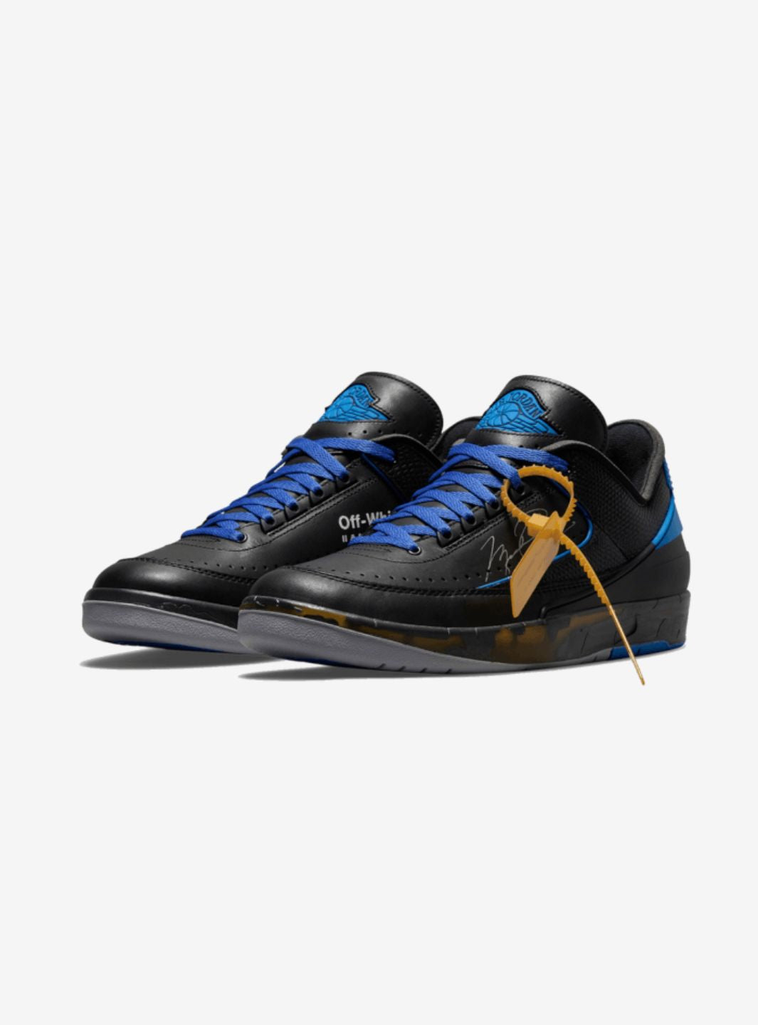 Air Jordan 2 Retro Low SP Off-White Black Blue