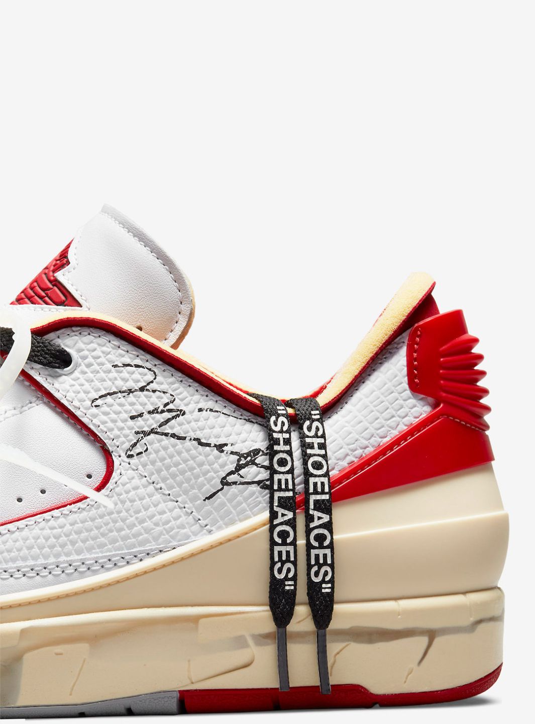 Air Jordan 2 Retro Low SP Off-White White Red