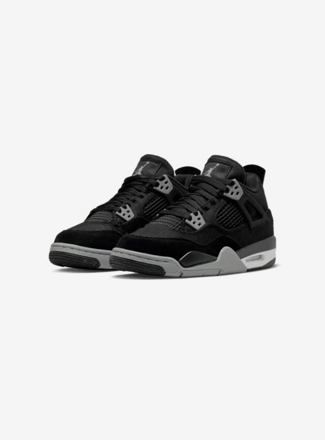 Air Jordan 4 Retro Black Canvas (GS)