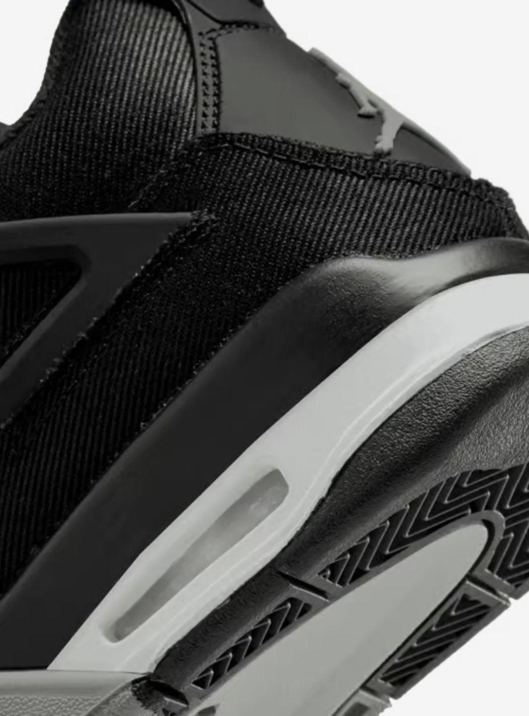 Air Jordan 4 Retro Black Canvas (GS)
