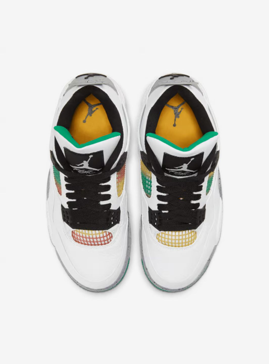 Air Jordan 4 Retro Lucid Green Rasta