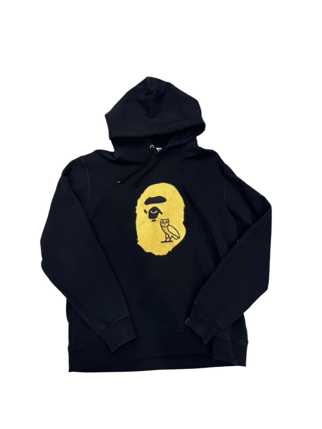 bape x ovo ape head hoodie black - Used
