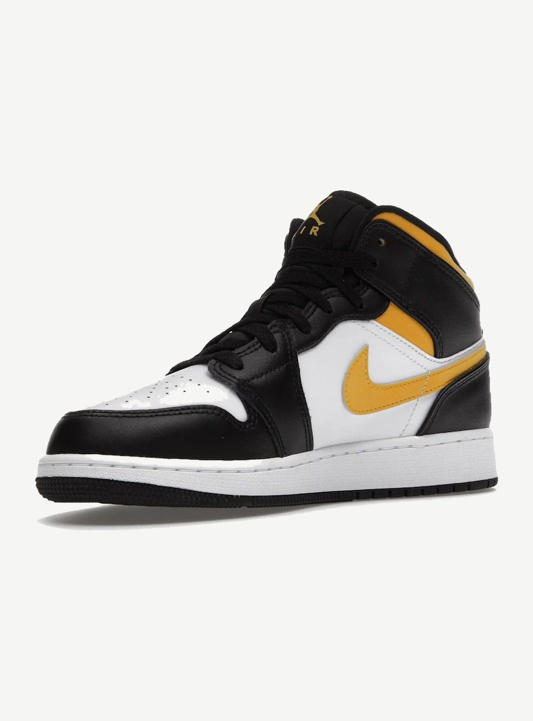 Jordan 1 Mid White Pollen Black (GS)