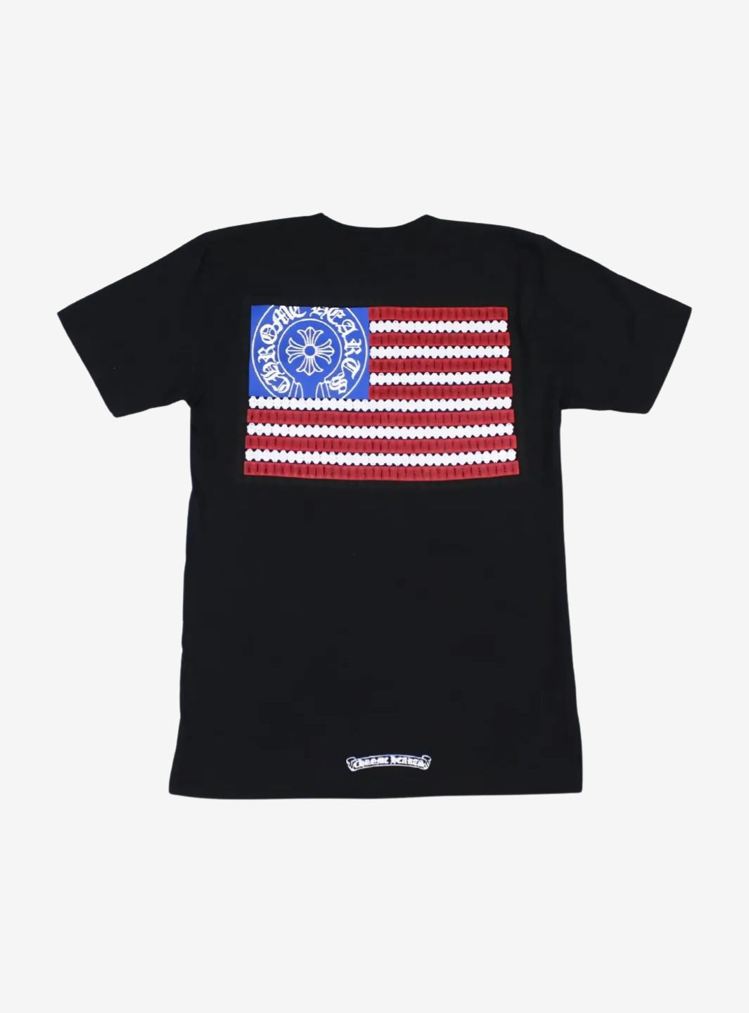 Chrome Hearts American Flag Dagger T-Shirt Black