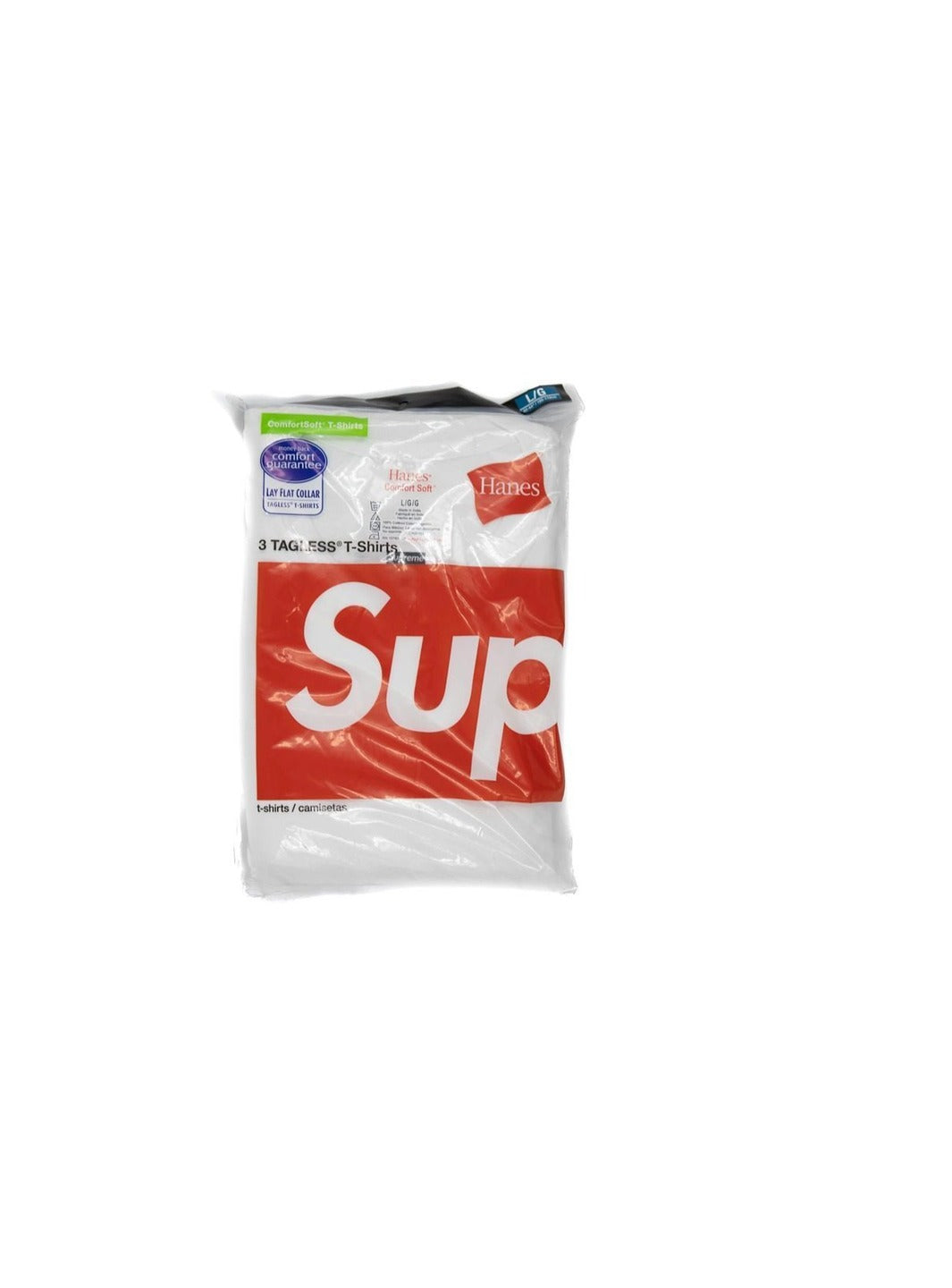 Supreme Hanes Tagless Tees (3 Pack) White